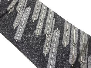 抽象模様織出し名古屋帯